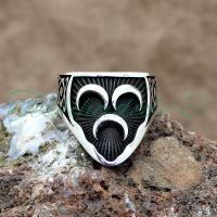 925 Ayar Gümüş Üçhilal Zihgir Erkek Yüzük