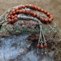 925 Ayar Gümüş Tasarım Fasetli Yıldız Taşı Tesbih