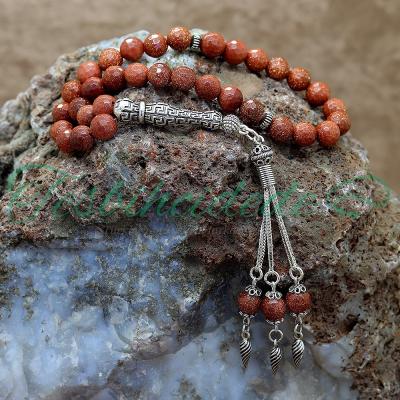 925 Ayar Gümüş Tasarım Fasetli Yıldız Taşı Tesbih