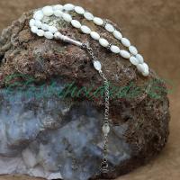 925 Ayar Gümüş Bozkurt Tasarım Sedef Tesbih