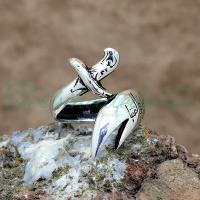 925 Ayar Gümüş Hz. Ali Kılıcı Zülfikar Erkek Yüzük