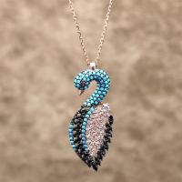 925 Ayar Gümüş Kuğu Hayalet Kolye