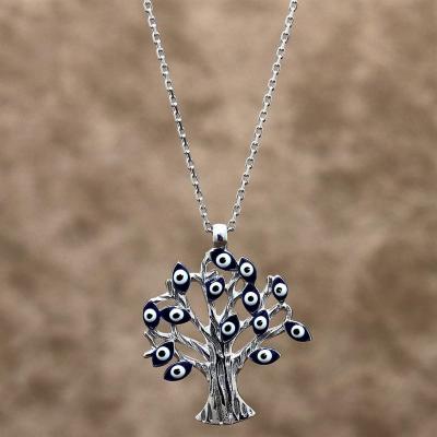 925 Ayar Gümüş Hayat Ağacı Hayalet Kolye