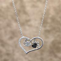 925 Ayar Gümüş Kalpli Sen Ben Hayalet Kolye