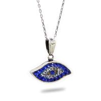 925 Ayar Gümüş Nazar Boncuklu Kolye