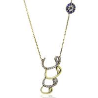 925 Ayar Gümüş Vavlı Hayalet Kolye