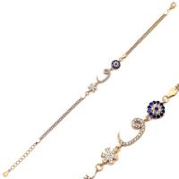 925 Ayar Gümüş Nazar Boncuk Kar Tanesi Vavlı Bileklik