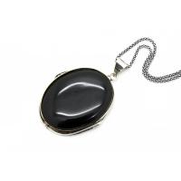 El İşçiliği Bayan Oltu Taşı Kolye