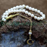 Gümüş Ayyıldız Tasarım İnci Tesbih