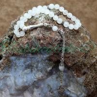 Gümüş Tuğra Tasarım Aytaşı Tesbih