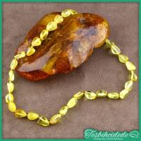 Has Kehribar Bebek Diş Kolyesi