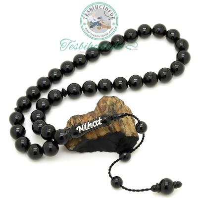 İsimli Sade Hakiki Erzurum Oltu Taşı Tesbih