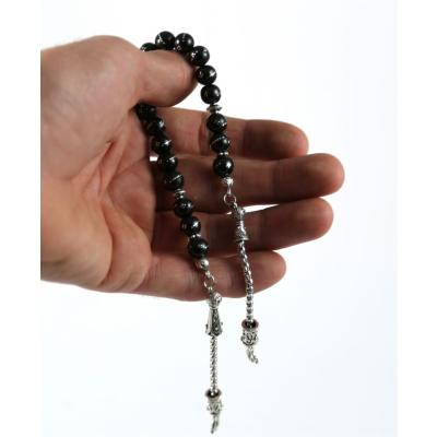 İşlemeli Oltu Zaza Sallama Tesbih