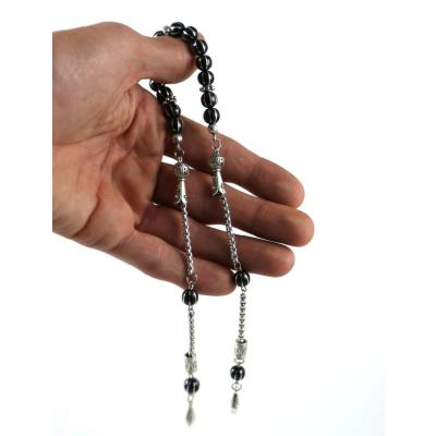 İşlemeli Oltu Zaza Sallama Tesbih