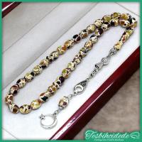 Kahve Parçalı Beyzi Kesim Kokulu Toz Kehribar Tesbih