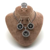 Markazit Taşlı Gümüş Üçlü Takım