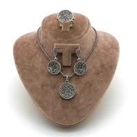 Markazit Taşlı Gümüş Üçlü Takım