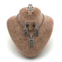 Markazit Taşlı Gümüş Üçlü Takım