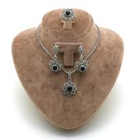 Markazit Ve Oltu Taşlı Gümüş Üçlü Takım