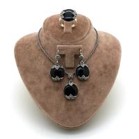 Markazit Ve Oltu Taşlı Gümüş Üçlü Takım