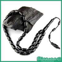 Sistemli Eskitme Kapsül Model Sade Erzurum Oltu Taşı Tesbih (6X10 mm)