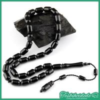 Sistemli Eskitme Kapsül Model Sade Erzurum Oltu Taşı Tesbih (7X11 mm)