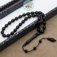 Sistemli Sade Arpa Kesim Erzurum Oltu Taşı Tesbih (7X9.5 mm)