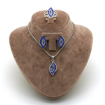 Swarovski Taşlı Gümüş Üçlü Takım