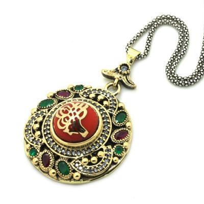 Tuğra Tasarım Mercan, Yakut, Zümrüt Ve Ziirkon Taşlı Otantik Bayan Kolye