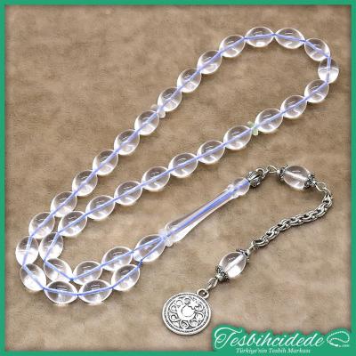 Usta İşçilikli Şeffaf Uçak Camı Tesbih