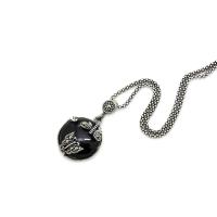 Yusufcuk Ve Kelebek Tasarım Markazit Taşlı Oltu Taşı Kolye