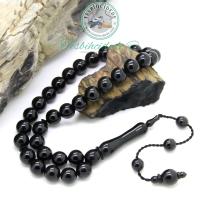 Bilek Boy Sistemli Sade Erzurum Oltu Taşı Tesbih (8X8 mm)