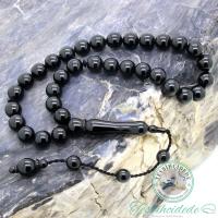 Bilek Boy Sistemli Sade Erzurum Oltu Taşı Tesbih (8X8 mm)