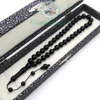 Büyük Boy Sistemli Sade Erzurum Oltu Taşı Tesbih (10X10 mm)