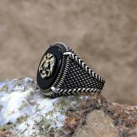 Selçuklu Kartalı Gümüş Erkek Yüzük