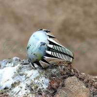 Yemen Akik Taşlı Gümüş Erkek Yüzük 